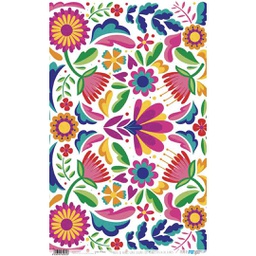 [PFY3032] ورق أرز 54*33 COLORS OF THE WORLD PARTY