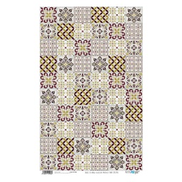 [PFY1906] RICE PAPER 54*33 WARM TONES