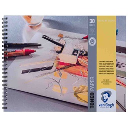 [93180002] Van Gogh toned paper sketch book .CITY GREY A4 FSC-MIX