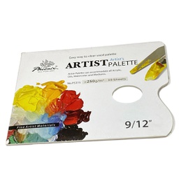 [P5315-2] بلته دفتر دمج الالوان  للاستعمال مرة واحدة 250 جرام 10 ورقات 9 × 12 بوصة