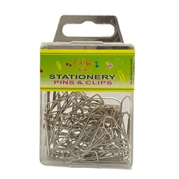 [AJ-PC30BOT-PB55] مشبك ورق فضي