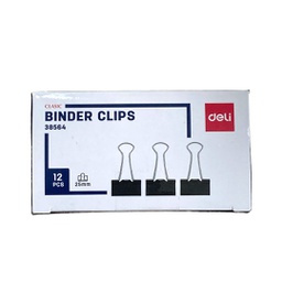 [28564] مشبك ورق ديلي اسود 25 ملي