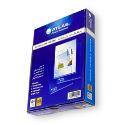 [AS-F31418] ملف مرور اطلس A4 عبوة 100 حبة