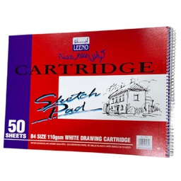 [LE-21200] كراسة رسم ابيض 110جرام 50 ورقة LEENO B4