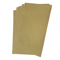 [BQ-0302C] ظرف ملون بني 7.50 * 11 سم