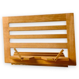 [SFE0167] Wooden Book Stand Closed Dimensions: 34.5x24x2cmOpened Dimensions: 34.5x26x23cmMaterial: Beechwood