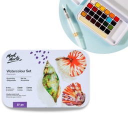 [PMHS0067] Mont Marte Watercolour Set in Tin 27pc