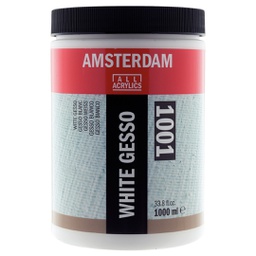 [24194001] AMSTERDAM ACRYLIC COLOR  GESSO WHITE 1000ML
