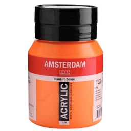 [17722762] AMSTERDAM ACRYLIC COLOR  500ML AZO ORANGE