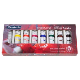 [73208097] SCHMINCKE  PRIMA ACRYLIC COLOUR  SET / 8PC 