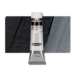 [23771011] SCHMINCKE  AKADEMIE ACRYLIC COLOUR  60ML lamp black