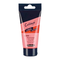 [39850013] SCHMINCKE  College Lino1 75ML  NEON ORANGE