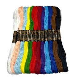 [00900011] خيط ملون 12 لون