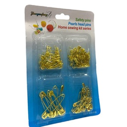 [6972021020005] مشبك كرت فضي ذهبي