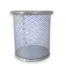 Mesh Pen Holder Silver A5693-2