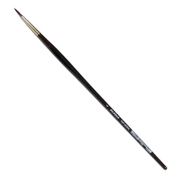 [VA-7785_4] TOP-ACRYL BRUSH ROUND anthr. esagonal handle