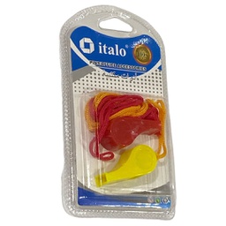 [A-323] صافرة بلاستيك 2 قطعة ايطالو