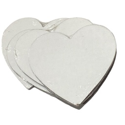 [B4103] CANVAS MAGNET 7.5CM FLOWER 4S 7.5X7.5CM