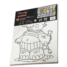 [QS-40*50] لوحة رسم كانفس تلوين للاطفال رسومات  40*50