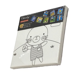 [QS-20*20] لوحة رسم كانفس تلوين للاطفال رسومات مختلفة 20  * 20