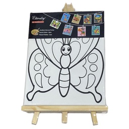 [DJ-2430TS] لوحة رسم كانفس تلوين للاطفال مع حامل رسومات مختلفة 24*30