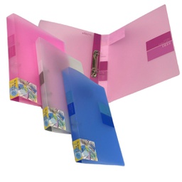 [A193] ملف 2 حلقة شفاف كومكس  A4