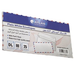 [AS-E80115225P25-AW] ظرف ملون  ATLAS 115*225