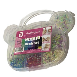 [BQ-8457] خرز ملون اشغال يدوية