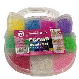 [BQ-8458] خرز ملون اشغال يدوية