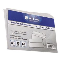 [AS-E80114162P50-PW] ظرف ابيض ATLAS 114*162