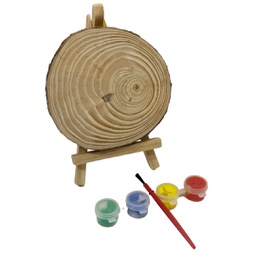 [ALD-15720] خشب دائري 2 قطعة + استاند + الوان وفرش