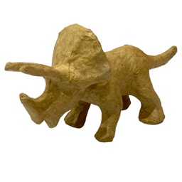 [AP155O] ديكوباج الورق المعجن تمثال ترايسيراتوبس