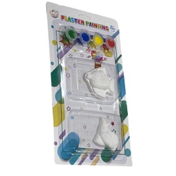 [N23644] لوحة سراميك 2 قطع مع الوان + فرشة