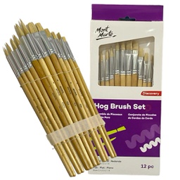 [BMHS0062] Mont Marte Hog Brush Set 12pc
