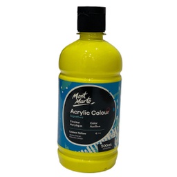 [MSCH5002] MONT-MARTE Acrylic Colour 500ml bottle - Lemon Yellow