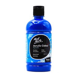 [MSCH5041] MONT-MARTE Acrylic Colour 500ml bottle - Deep Cyan