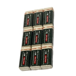 [188542] مساحة فايبر كاستيل 9 حبة ابيض FABER-CASTEL