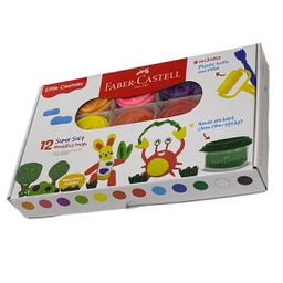 [370812] طقم صلصال 12 لون مع الادوات فابر كاستيل