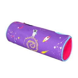 [LE-5018] مقلمة قماش سحاب ملونة