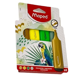 [740922] قلم تظهير مابد 4 لون MAPED