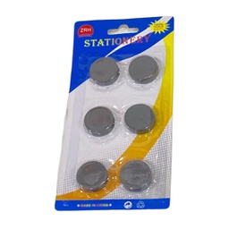 [B1067] مغناطيس دائري اسود 12 حبة