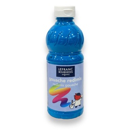 [188011] Lefranc &amp; Bourgeois education gouache redimix 500ML bottle BLUE