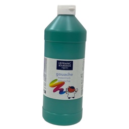 [25072] Lefranc &amp; Bourgeois education gouache liquide 1 liter bottle DARK GREEN