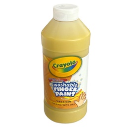 [5513165034] الوان اصابع قابل للغسل اصفر من كرايولا 473 ملي (نسخة)