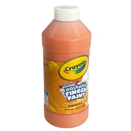 [5513165036] الوان اصابع قابل للغسل برتقالي من كرايولا 473 ملي