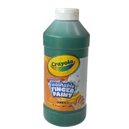 [5513165044] الوان اصابع قابل للغسل اخضر من كرايولا 473 ملي