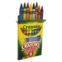 [523008E006] الوان شمعية 8 لون من كرايولا