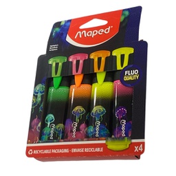 [MD-740710] قلم تظهير 4قلم Maped