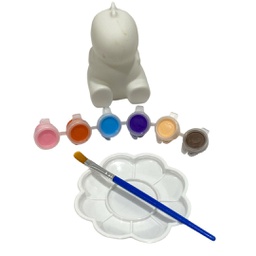 [N24895] مجسمات اشكال تلوين  + الوان + فرشة