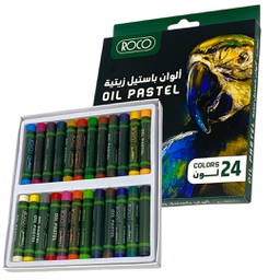 [RQ-193624] الوان باستيل زيتية 24 لون روكو ROCO